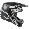 CASQUE FLY RACING FORMULA S CARBONE BYTE NOIR CARBONE/GRIS/SILVER