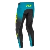 PANTALON MOTOCROSS FLY RACING RAYCE VELO TEAL/NOIR/LIME
