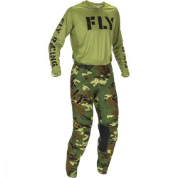 MAILLOT FLY LITE MILITARY 2020 VERT MILITAIRE Maillot moto cross
