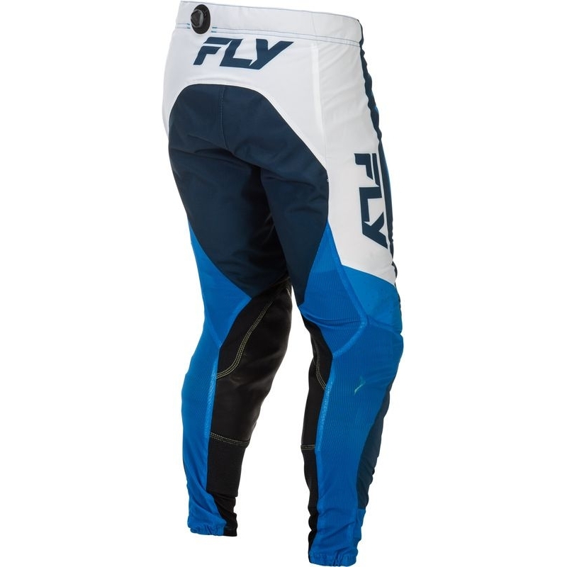 PANTALON MOTOCROSS FLY RACING LITE BLEU/BLANC