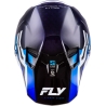 CASQUE CROSS FLY RACING FORMULA S CARBONE BYTE BLEU CARBONE/BLEU/BLANC