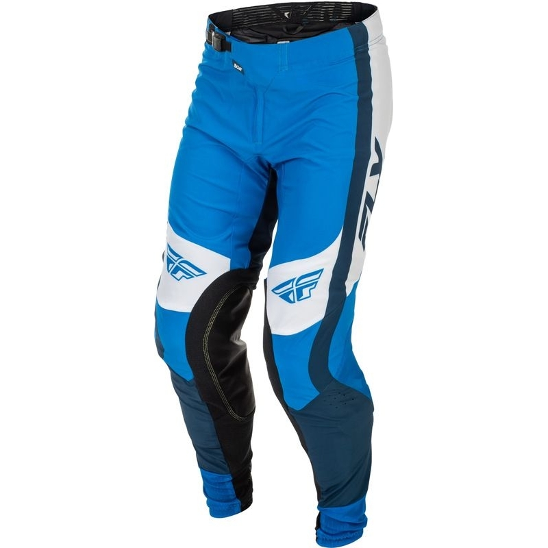 PANTALON MOTOCROSS FLY RACING LITE BLEU/BLANC