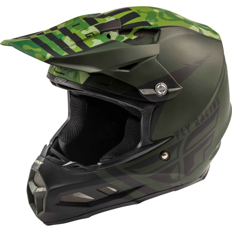 CASQUE FLY F2 MIPS GRANITE 2020 VERT FONCE/NOIR Casque moto cross