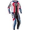 PANTALON MOTOCROSS FLY RACING LITE GLORY EDITION SPECIALE ROUGE/BLANC/BLEU