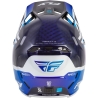 CASQUE CROSS FLY RACING FORMULA S CARBONE BYTE BLEU CARBONE/BLEU/BLANC