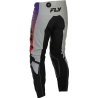 PANTALON MOTOCROSS FLY RACING KINETIC  GRIS/ROUGE/POURPRE/NOIR