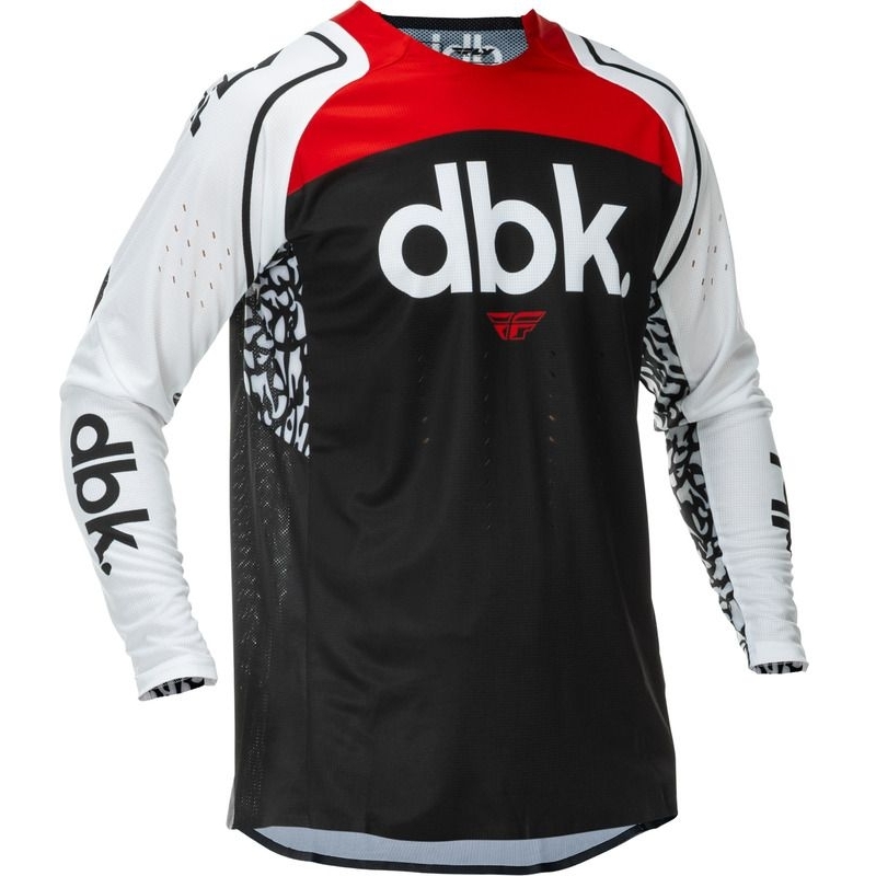 MAILLOT MOTOCROSS FLY RACING EVOLUTION DST DBK NOIR/BLANC/ROUGE