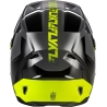 CASQUE CROSS FLY RACING KINETIC CREST GRIS/NOIR/JAUNE FLUO