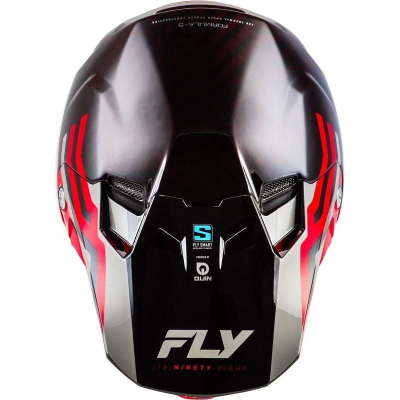 CASQUE MOTOCROSS FLY RACING FORMULA S CARBONE BYTE ROUGE CARBONE/ROUGE/GRIS