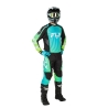 MAILLOT MOTOCROSS FLY RACING F-16 AQUA/NOIR/BLANC