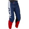 PANTALON MOTOCROSS FLY RACING KINETIC  ROUGE/BLANC/BLEU