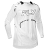 MAILLOT MOTOCROSS FLY RACING EVOLUTION DST LE FLASH BLANC/ARGENT