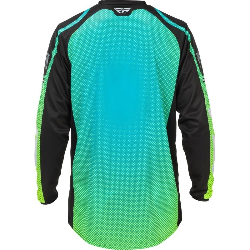 MAILLOT MOTOCROSS FLY RACING F-16 AQUA/NOIR/BLANC