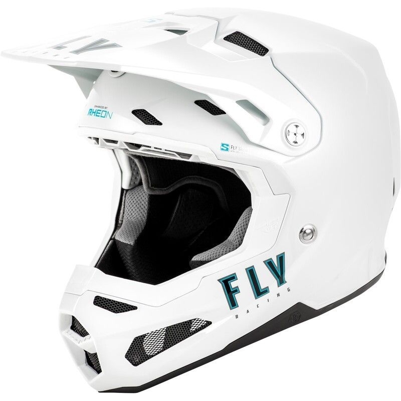 CASQUE MOTOCROSS FLY RACING ENFANT FORMULA S CARBON SOLID BLANC