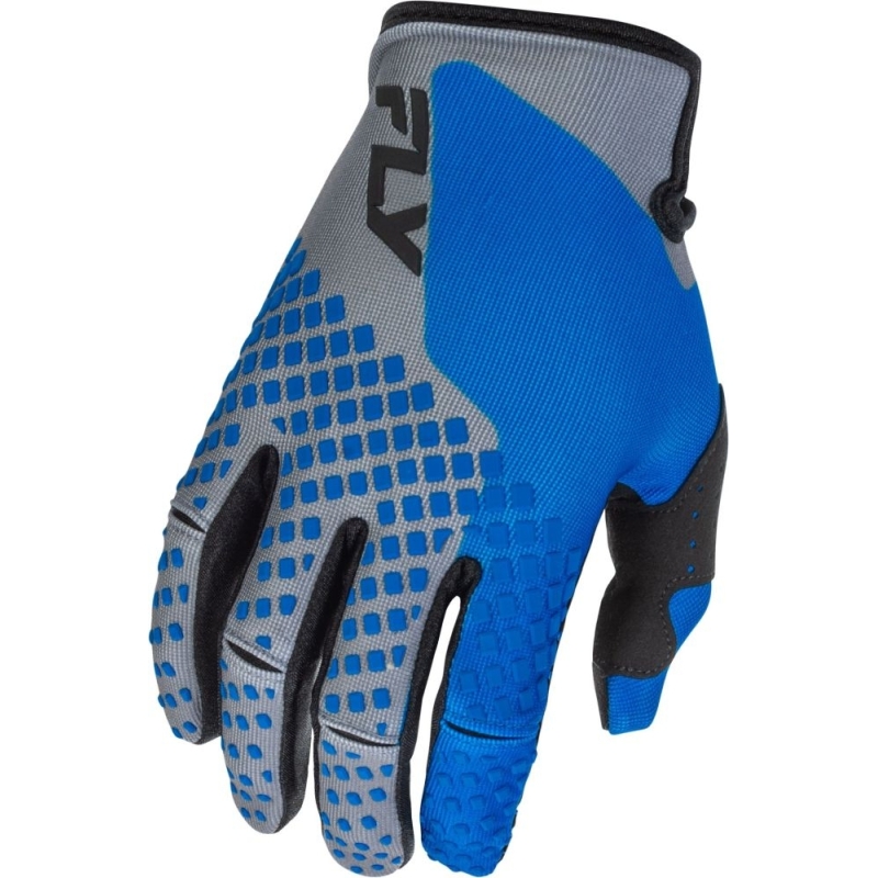 GANTS MOTOCROSS FLY RACING ENFANT KINETIC BLEU/GRIS/NOIR