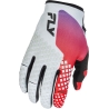 GANTS MOTOCROSS FLY RACING ENFANT KINETIC GRIS/ROUGE/VIOLET/NOIR