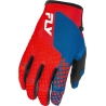 GANTS MOTOCROSS FLY RACING ENFANT KINETIC ROUGE/BLANC/BLEU