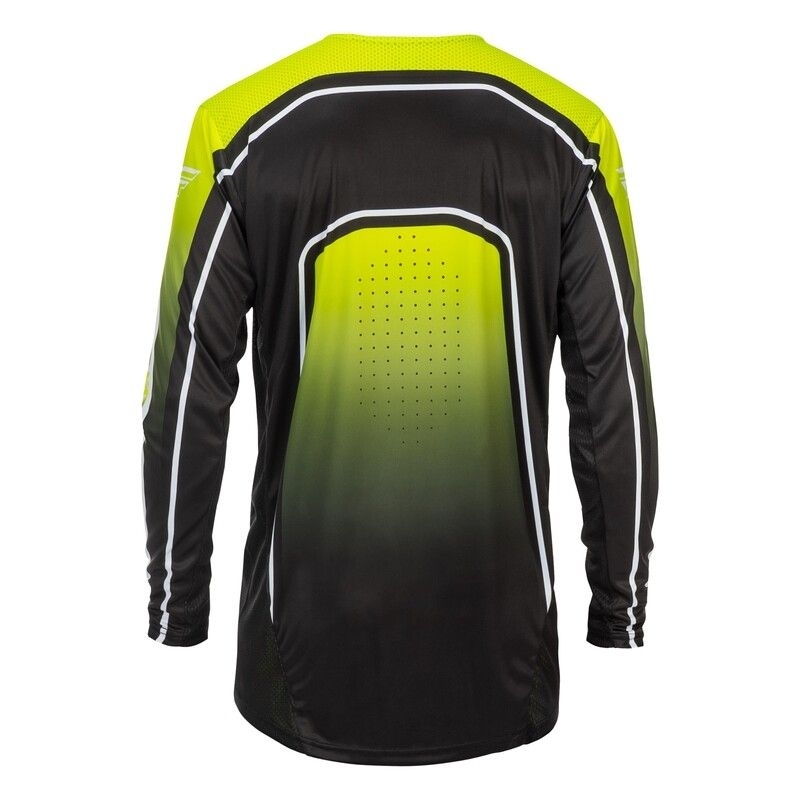 MAILLOT MOTOCROSS FLY RACING ENFANT RAYCE VELO LIME/NOIR/BLANC