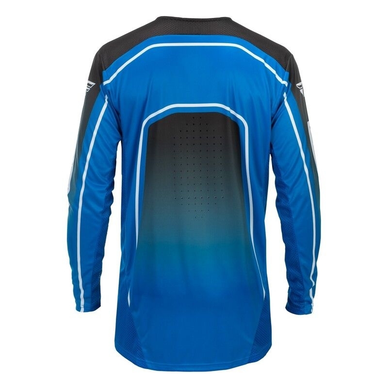 MAILLOT MOTOCROSS FLY RACING ENFANT RAYCE VELO BLEU/NOIR/BLANC