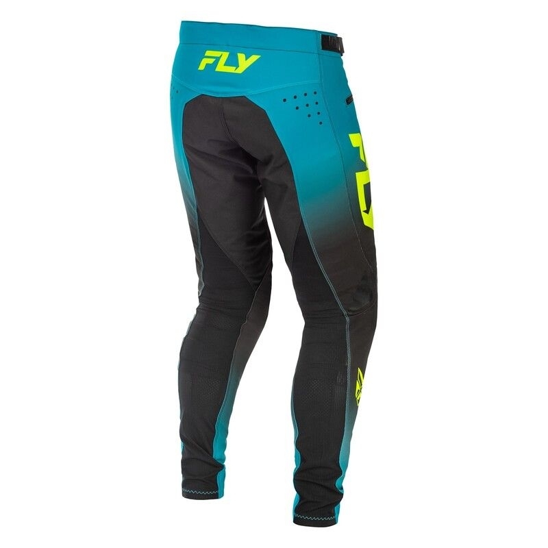 PANTALON MOTOCROSS FLY RACING ENFANT RAYCE VELO TEAL/NOIR/LIME
