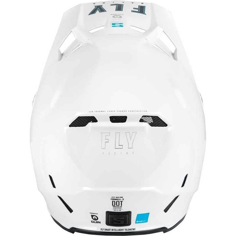 CASQUE MOTOCROSS FLY RACING ENFANT FORMULA S CARBON SOLID BLANC