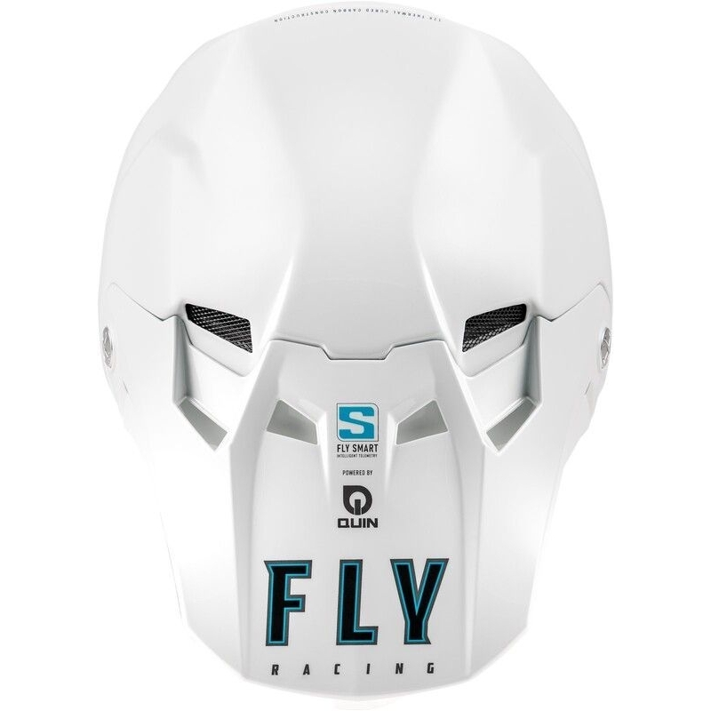 CASQUE MOTOCROSS FLY RACING ENFANT FORMULA S CARBON SOLID BLANC