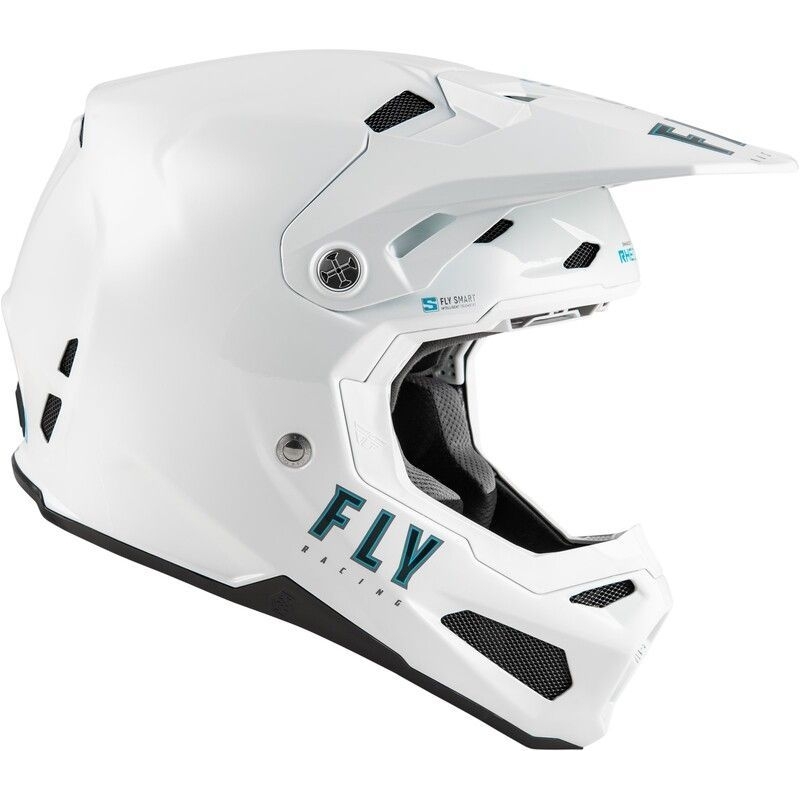 CASQUE MOTOCROSS FLY RACING ENFANT FORMULA S CARBON SOLID BLANC