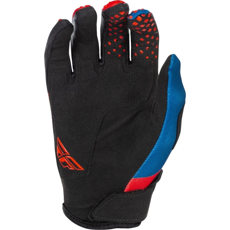 GANTS MOTOCROSS FLY RACING ENFANT KINETIC ROUGE/BLANC/BLEU