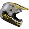 Casque Motocross Fly Racing Enfant Kinetic Drip Gris/noir/jaune