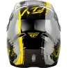 Casque Motocross Fly Racing Enfant Kinetic Drip Gris/noir/jaune