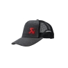 CASQUETTE AKRAPOVIC TRUCKER AKRA LOGO GRIS FONCÉ