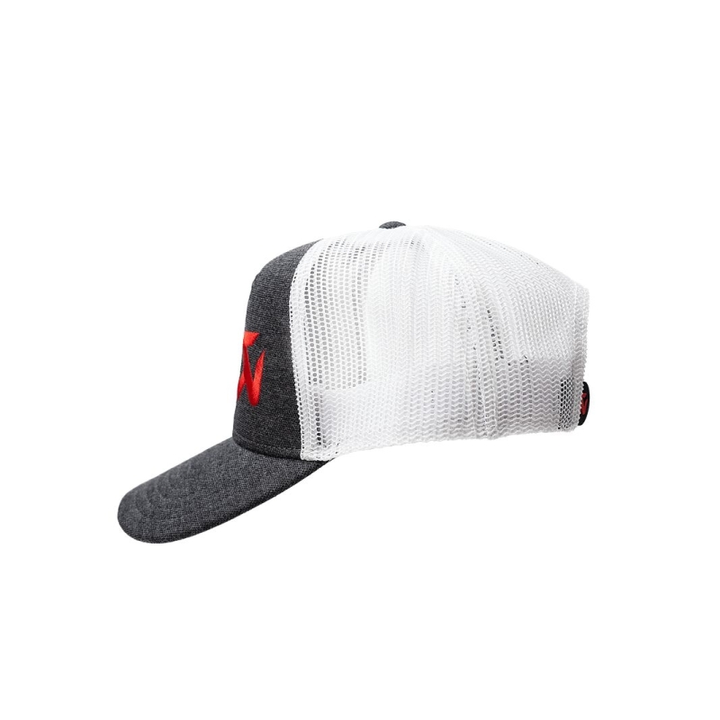 CASQUETTE ENFANT AKRAPOVIC TRUCKER KIDS AKRA GRIS FONCÉ