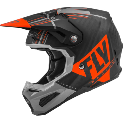 CASQUE FLY FORMULA VECTOR ORANGE/GRIS/NOIR MAT Casque moto cross