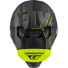CASQUE FLY CARBONE FORMULA VECTOR JAUNE FLUO/GRIS/NOIR MAT Casque moto cross