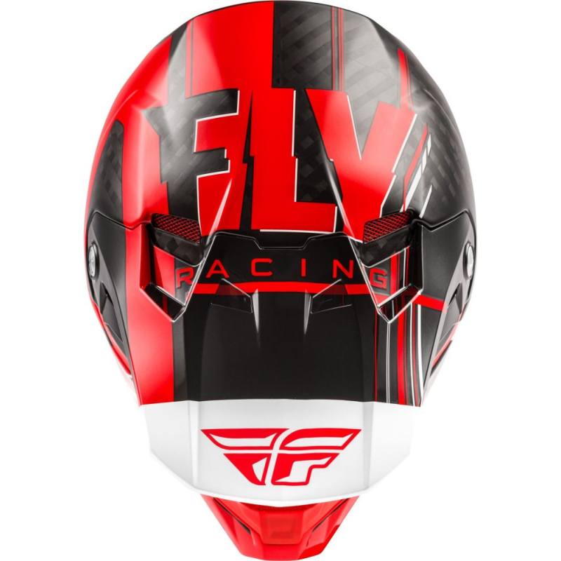 CASQUE FLY CARBONE FORMULA VECTOR ROUGE/BLANC/NOIR Casque moto cross