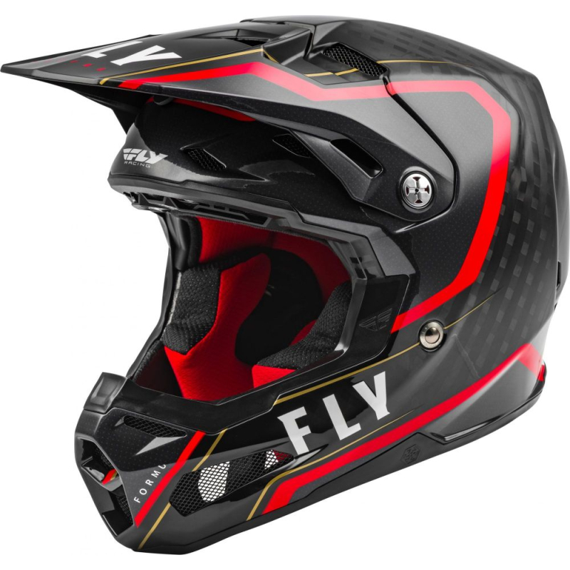 CASQUE FLY FORMULA CARBON AXON NOIR/ROUGE/KAKI Casque moto cross