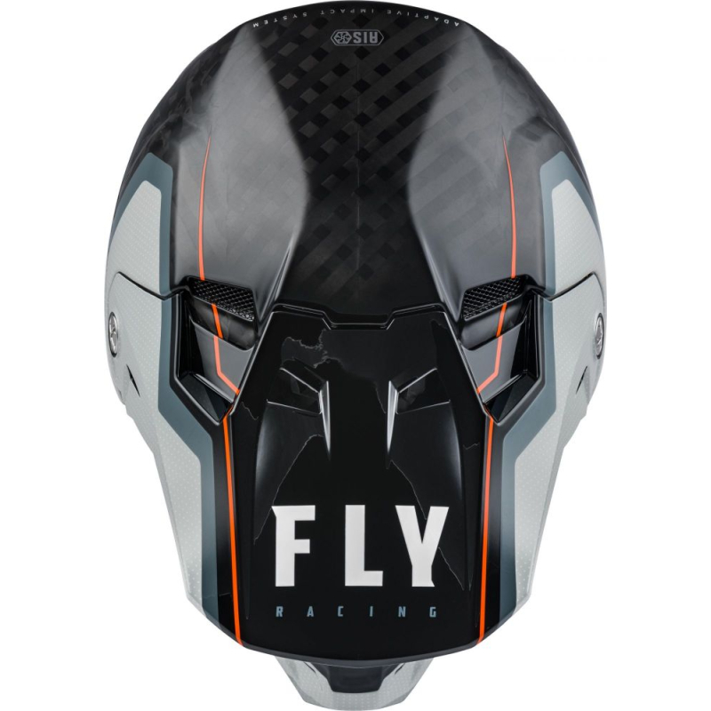 CASQUE FLY FORMULA CARBONE AXON NOIR/GRIS/ORANGE Casque moto cross
