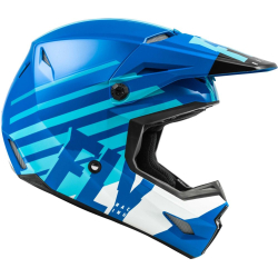 CASQUE FLY KINETIC THRIVE 2021 BLEU/BLANC Casque moto cross