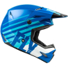 CASQUE FLY KINETIC THRIVE 2021 BLEU/BLANC Casque moto cross