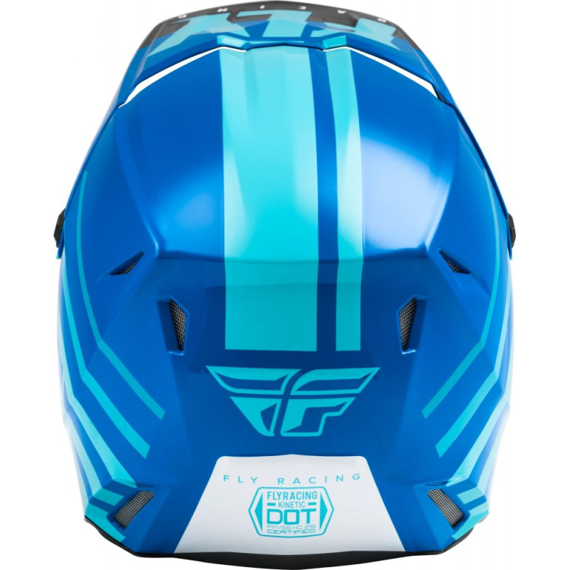 CASQUE FLY KINETIC THRIVE 2021 BLEU/BLANC Casque moto cross