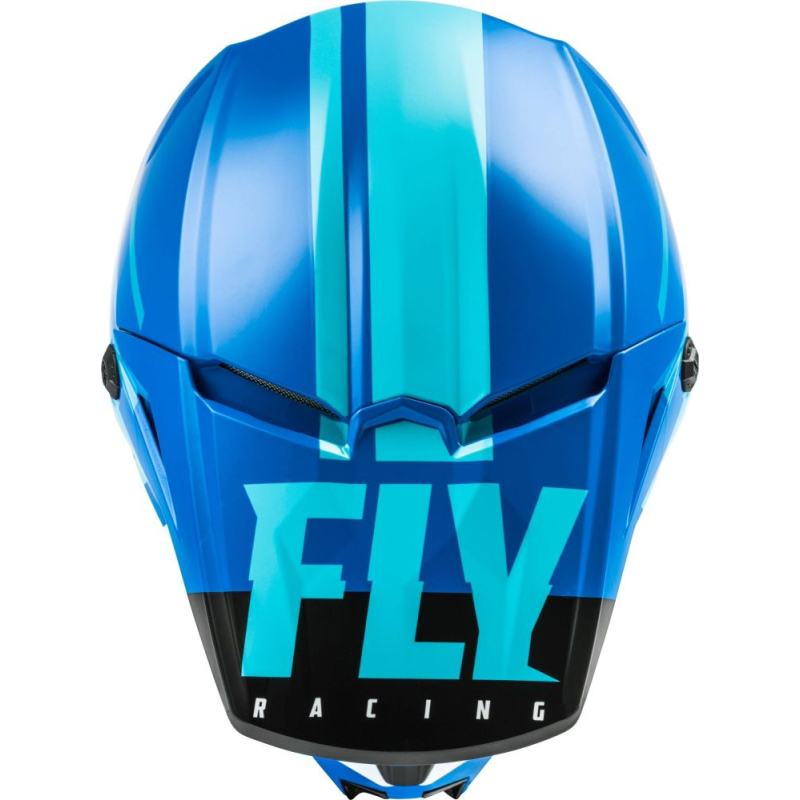 CASQUE FLY KINETIC THRIVE 2021 BLEU/BLANC Casque moto cross