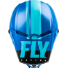 CASQUE FLY KINETIC THRIVE 2021 BLEU/BLANC Casque moto cross
