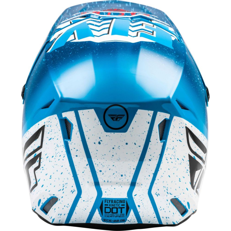 CASQUE FLY KINETIC K120 2020 BLEU/BLANC/ROUGE Casque moto cross