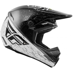 CASQUE FLY KINETIC K120 2020 NOIR/BLANC/JAUNE FLUO Casque moto cross