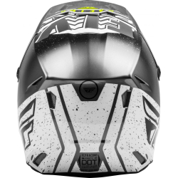CASQUE FLY KINETIC K120 2020 NOIR/BLANC/JAUNE FLUO Casque moto cross