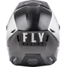 CASQUE FLY KINETIC STRAIGHT EDGE NOIR/BLANC Casque moto cross