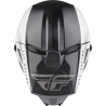 CASQUE FLY KINETIC STRAIGHT EDGE NOIR/BLANC Casque moto cross