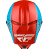 CASQUE FLY KINETIC STRAIGHT EDGE ROUGE/BLANC/BLEU Casque moto cross