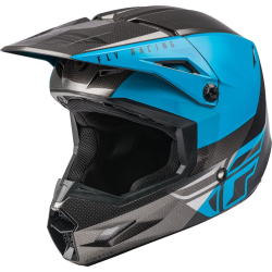 CASQUE FLY KINETIC STRAIGHT EDGE BLEU/GRIS/NOIR Casque moto cross