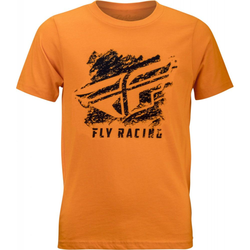 T-SHIRT FLY 2020 CRAYON ENFANT ORANGE Enfant